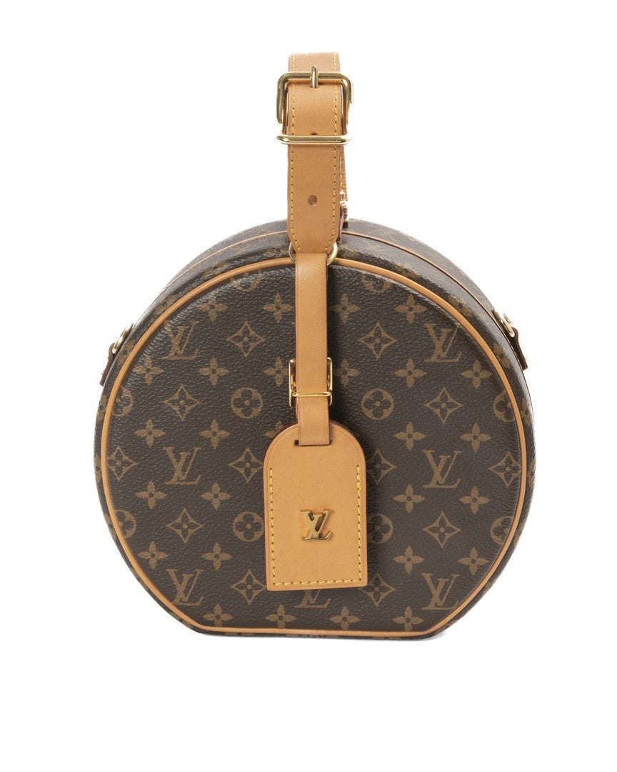 Louis Vuitton Brown Petite Boîte Chapeau Monogram Canvas Bag
