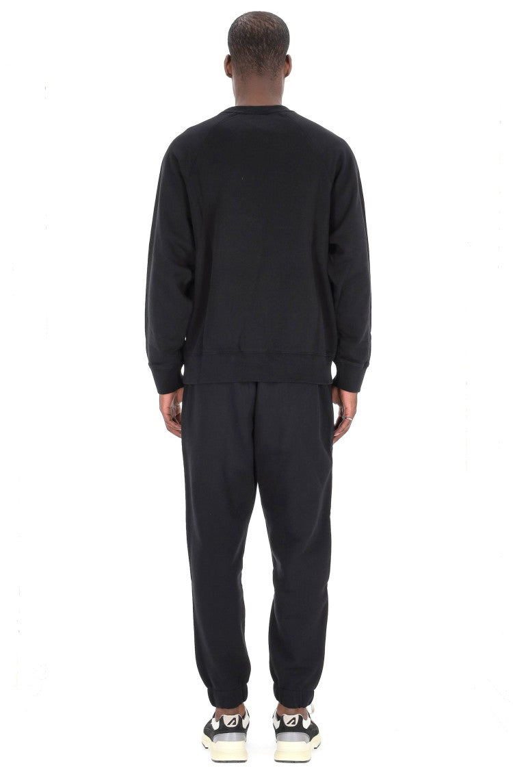 Maison Kitsuné Crewneck Sweatshirt With Central Logo