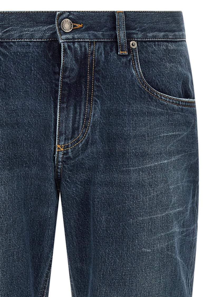 Dolce & Gabbana Stonewashed Denim Jeans
