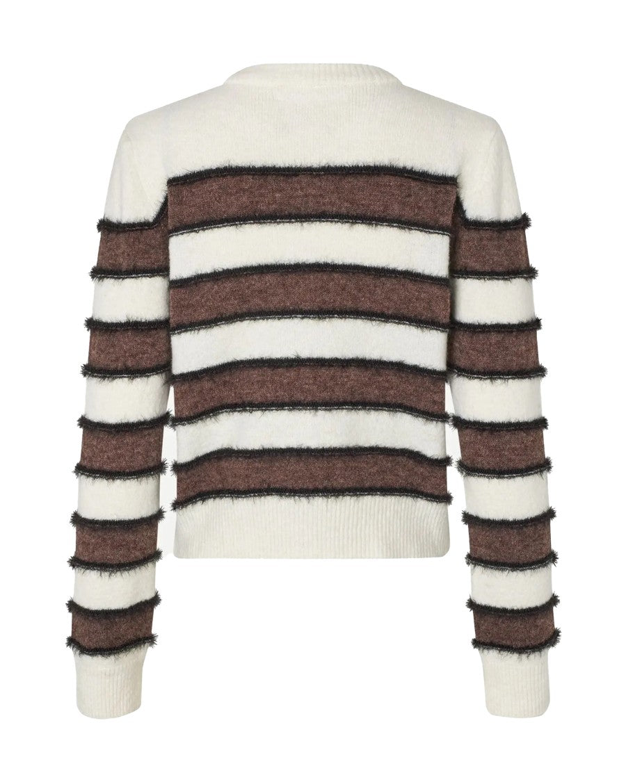 Samsøe Samsøe Sacian 15731 Black Coffee St.Cardigan