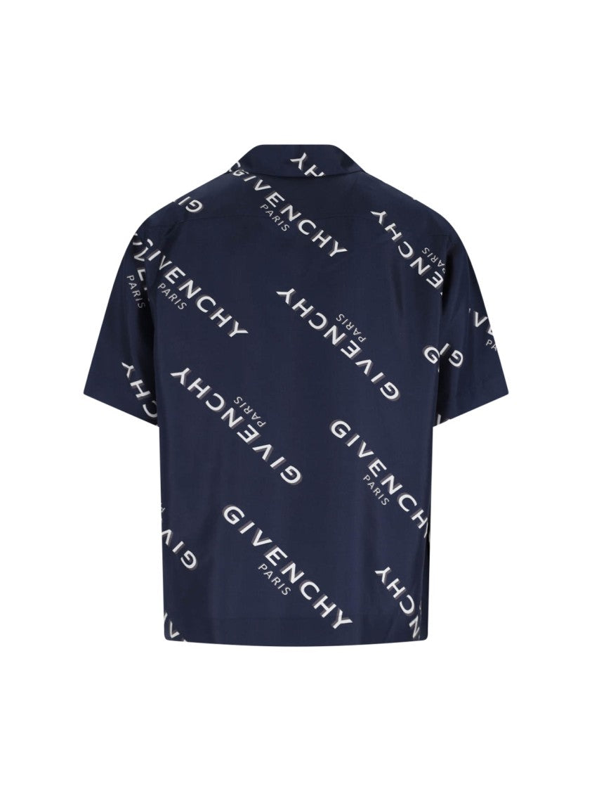 Givenchy Bowling Shirt – Blue