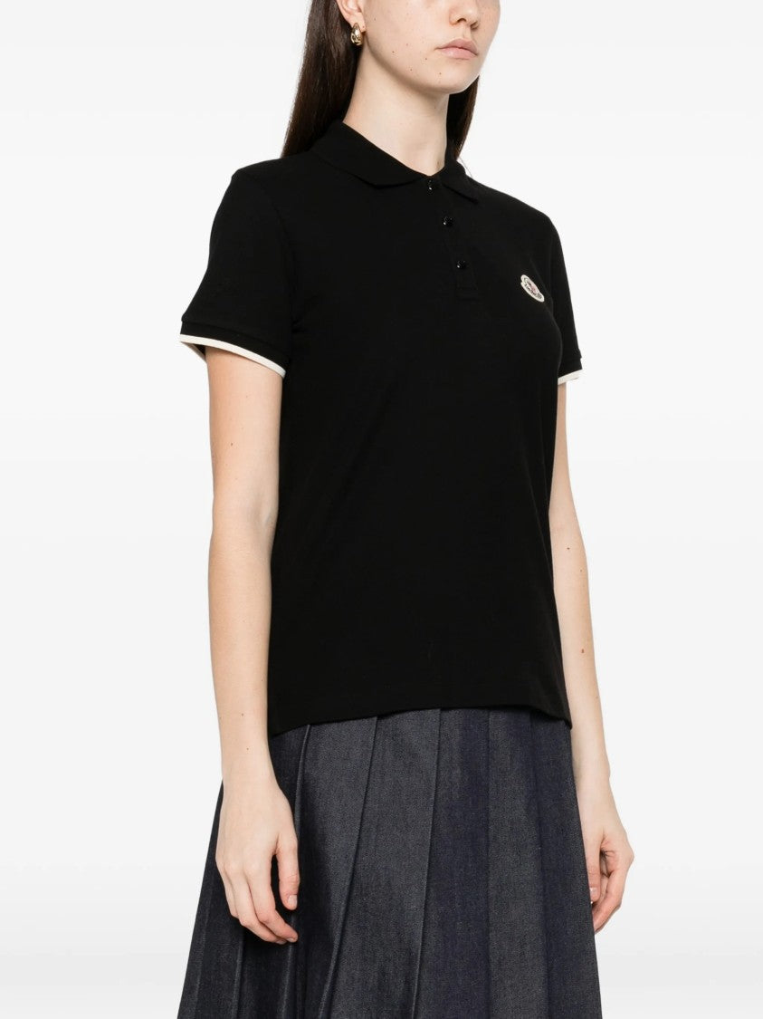 Moncler Short-Sleeved Classic Collar Polo Shirt