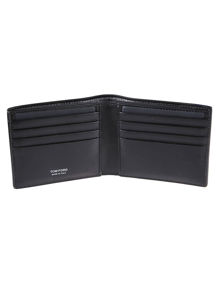 Tom Ford Shiny Printed Croc Leather Wallet