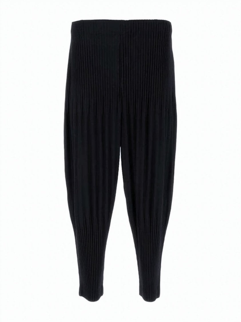Homme Plissé Issey Miyake Unique Pleated Tapered Jogger Pants