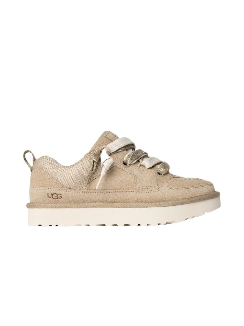 Ugg Neutrals Suede And Recycled Fabric Sneakers