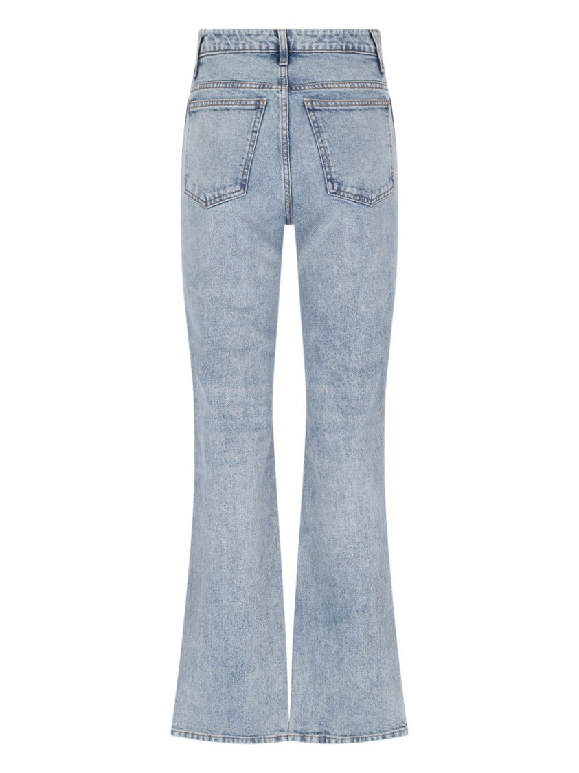 Khaite Light Blue Danielle High Waist Jeans