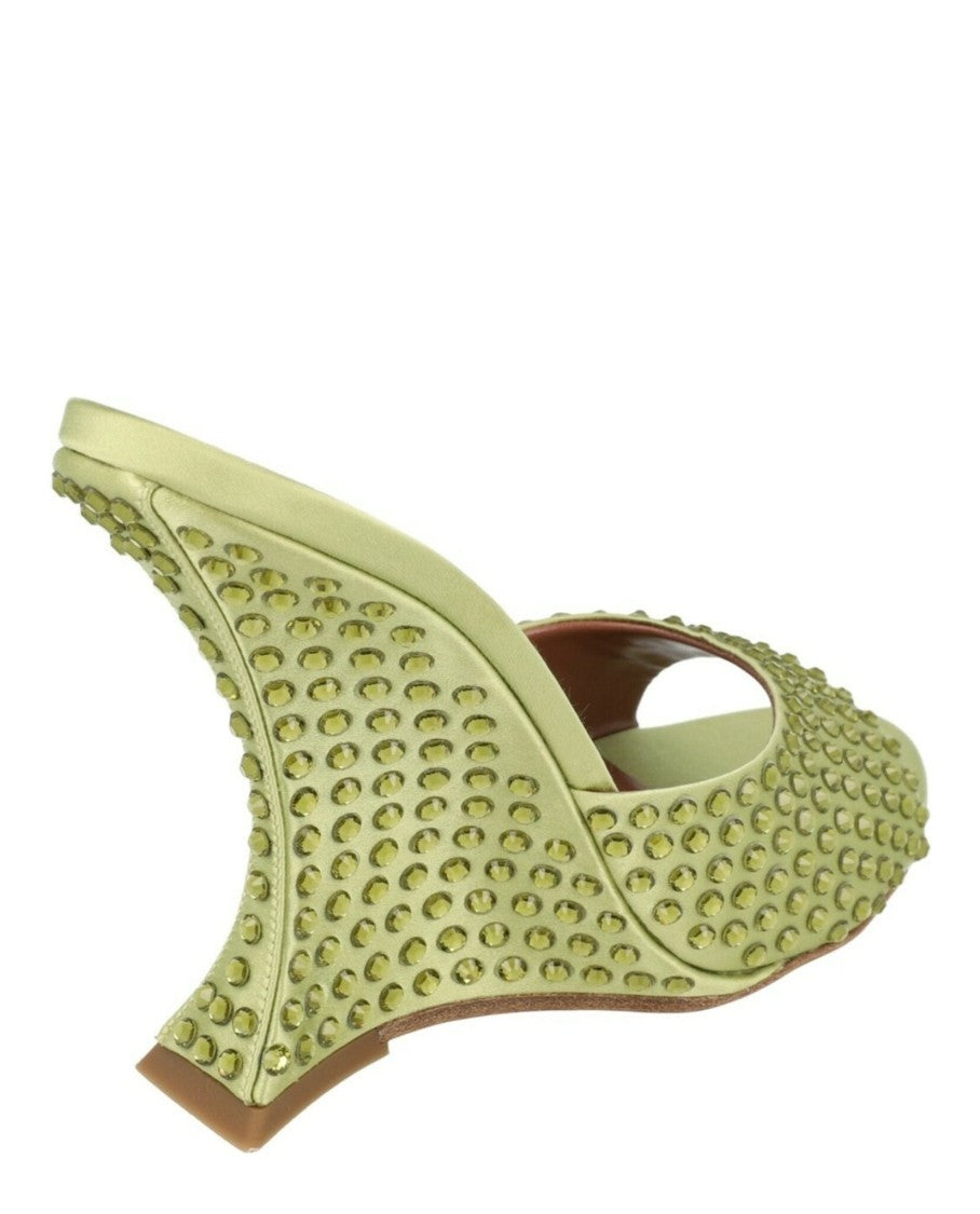 Paris Texas Nina Python Print Mules