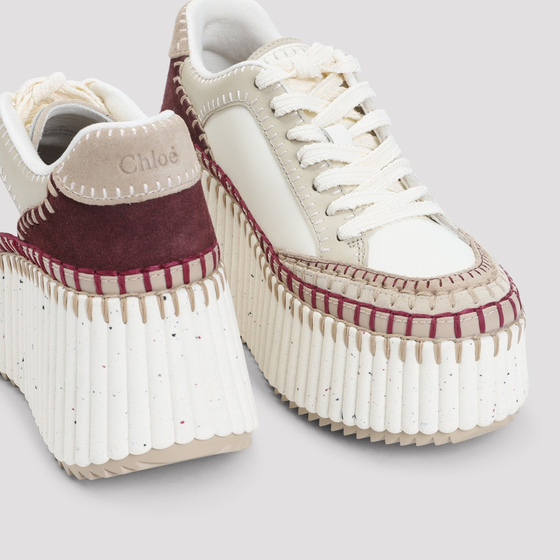 Chloé Beige Nama Sneakers