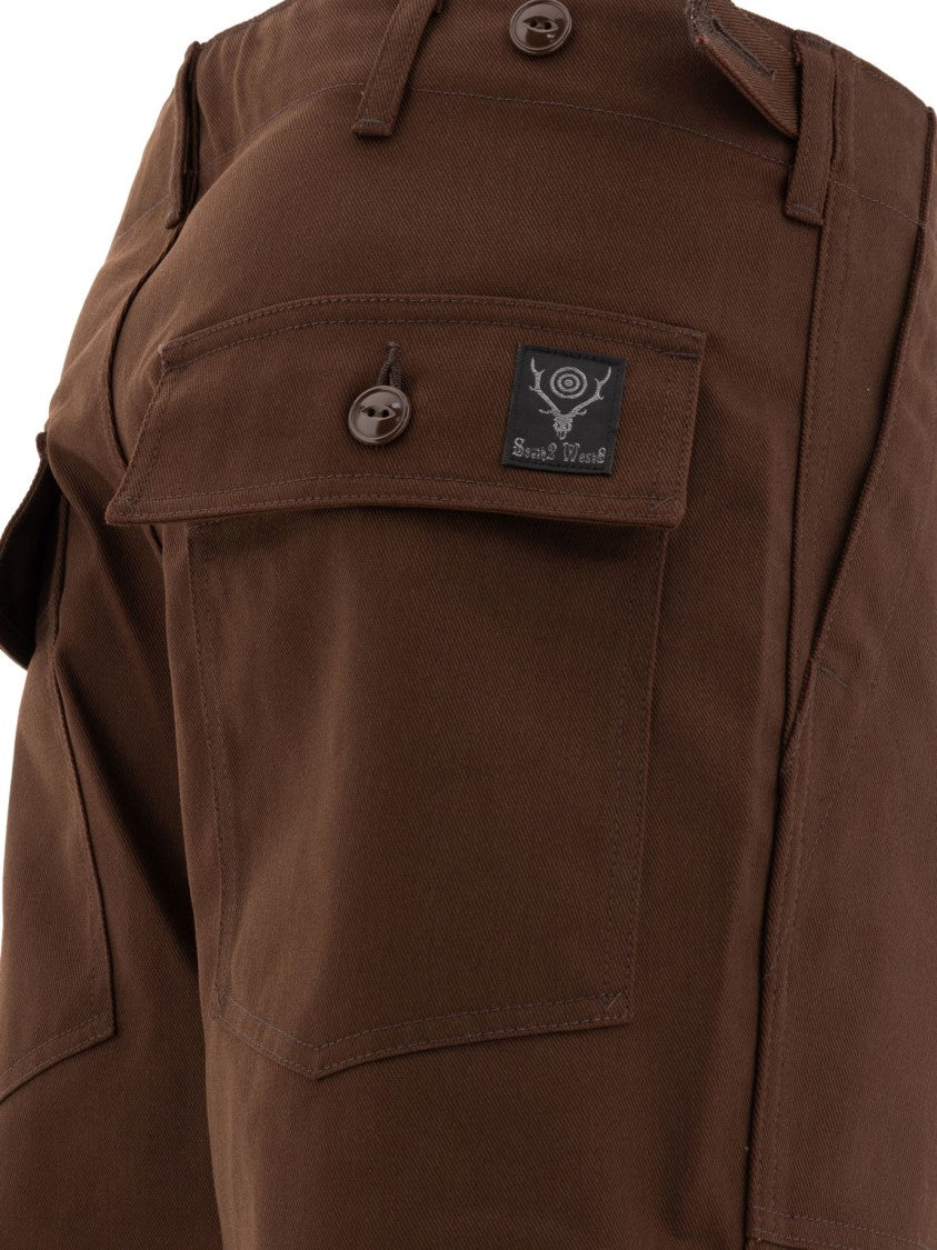 South2 West8 Brown Fatigue Trousers