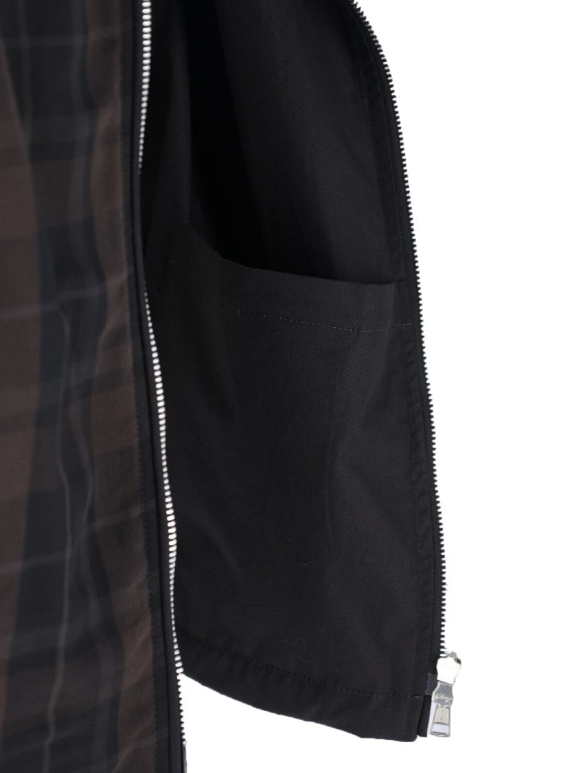 Our Legacy Plaid Zip Hoodie – Black