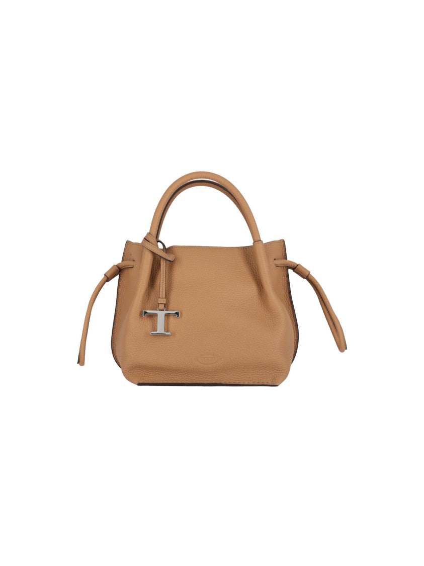 Tod's Pebbled Leather Bucket Bag
