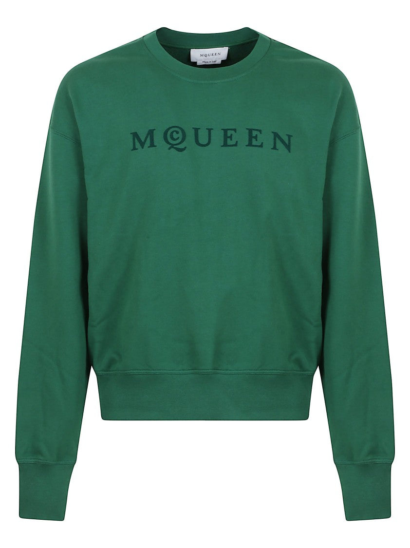 Alexander Mcqueen Logo Print Sweatshrt