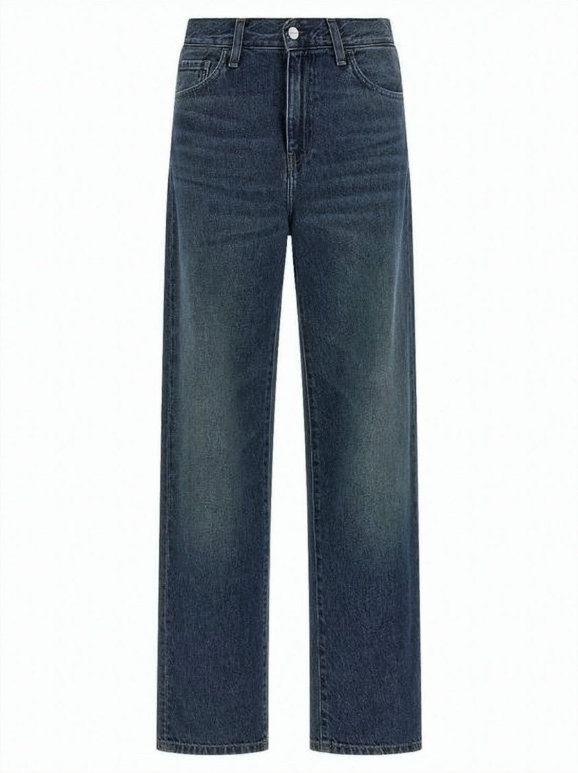 Carhartt Wip Classic Straight-Leg Denim Pants With Vintage Wash