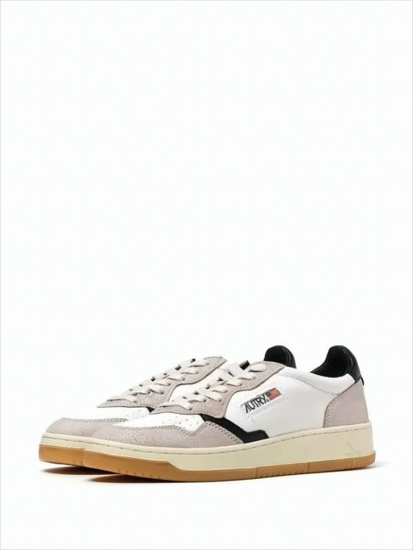 Autry Low-Top Sneakers With Leather And Suede Panels