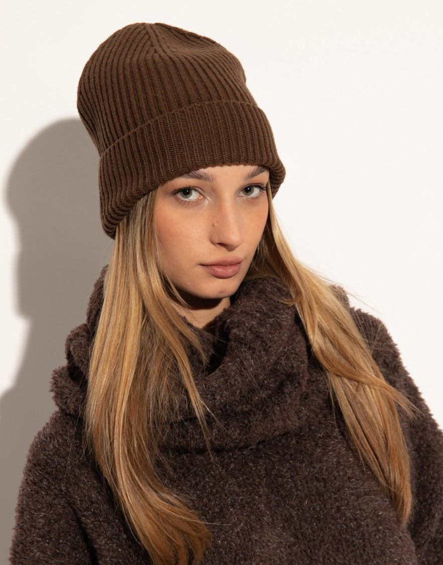 Dolce & Gabbana Ribbed Wool/Cashmere Beanie