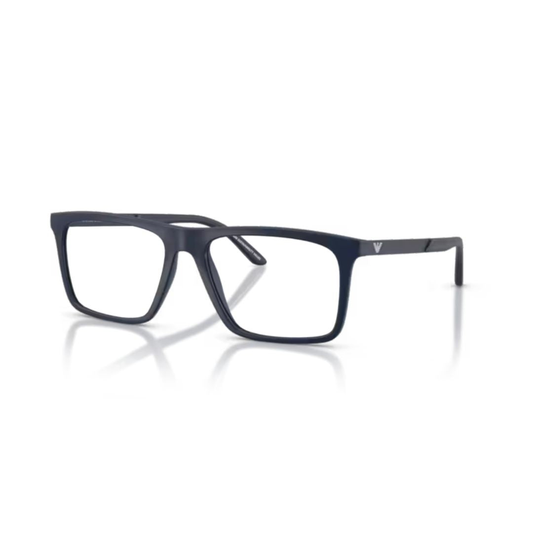 Emporio Armani 0Ea3253 Matte Finish Rectangular Frame Eyeglasses