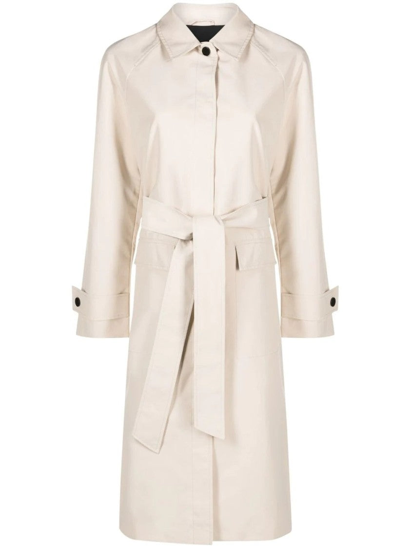 Calvin Klein Beige Polyester Classic Trench Coat