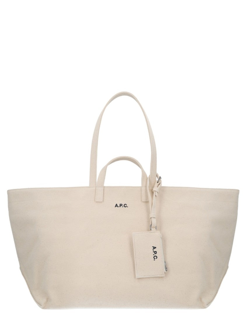A.P.C. Le Drummer Dual Handle Cotton Tote Bag