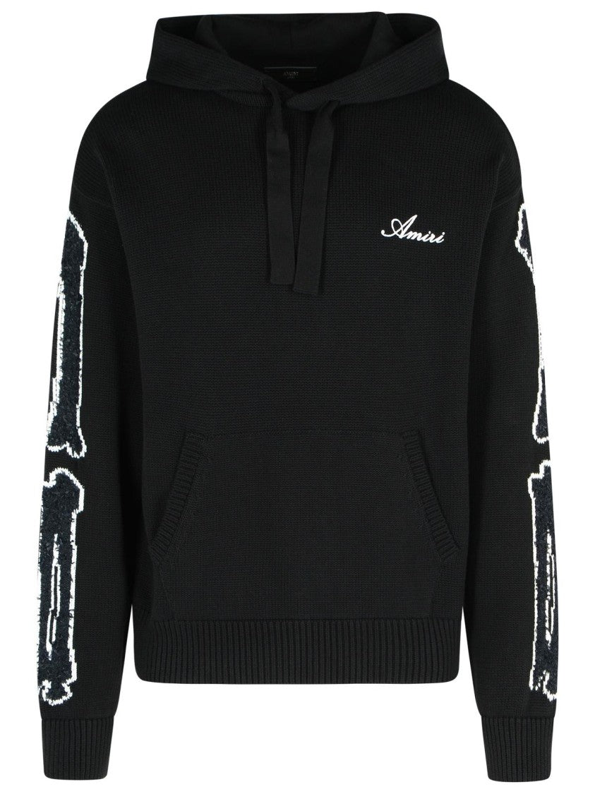 Amiri Bones' Black Cotton Sweater
