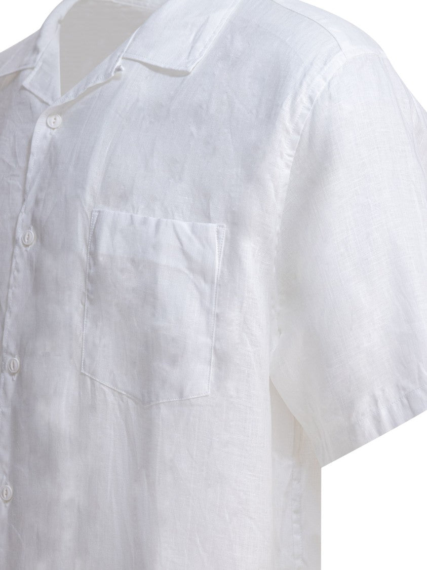 Nonnative Classic Short-Sleeved Linen Shirt
