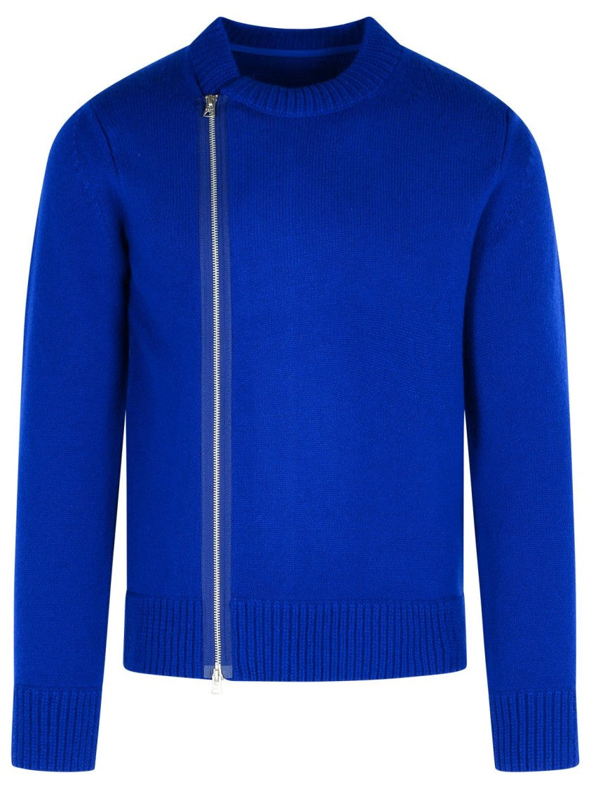 Sacai Blue Wool Sweater