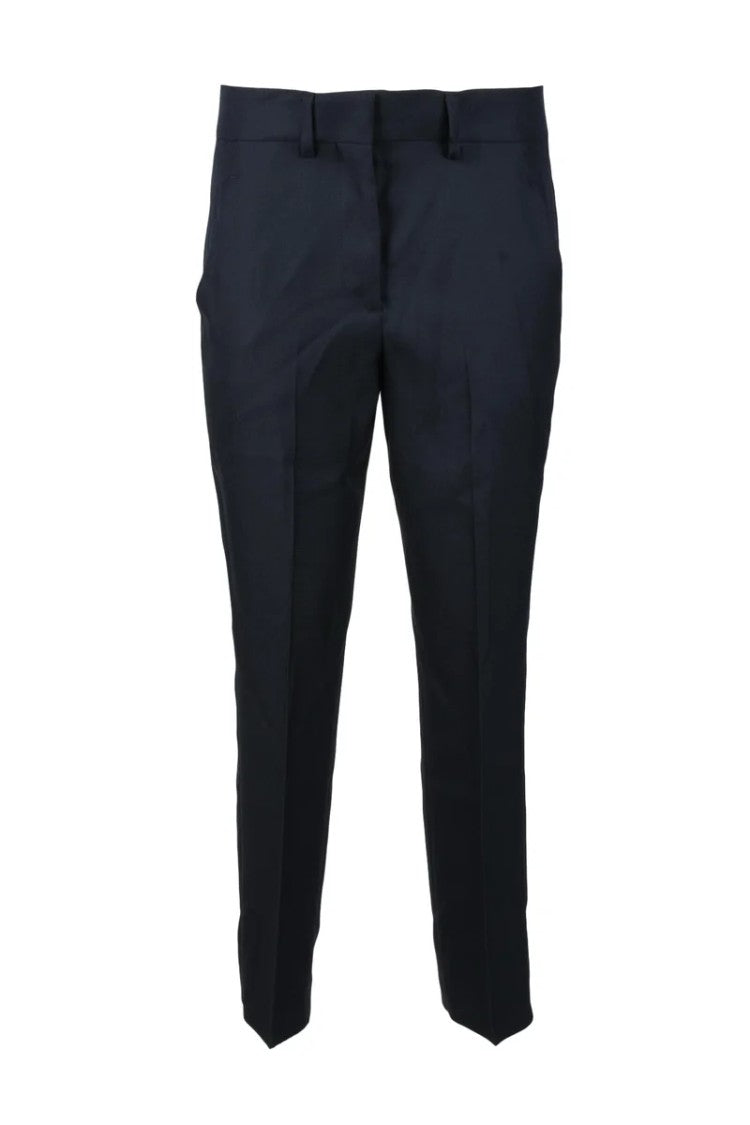 Seafarer Tailored Straight-Leg Trousers In Pure Virgin Wool