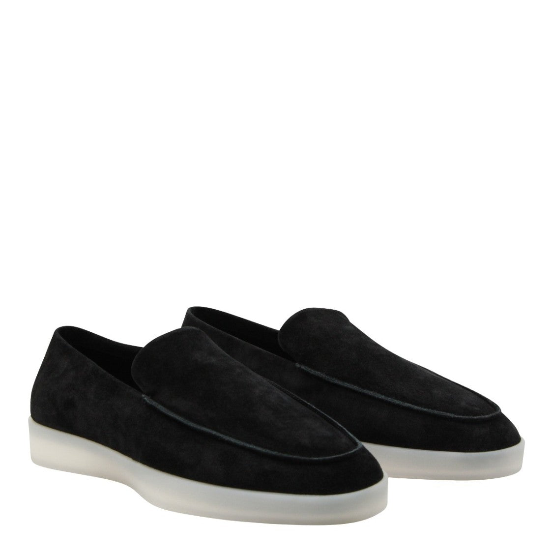 Fear Of God Black Suede Slip-On Sneakers