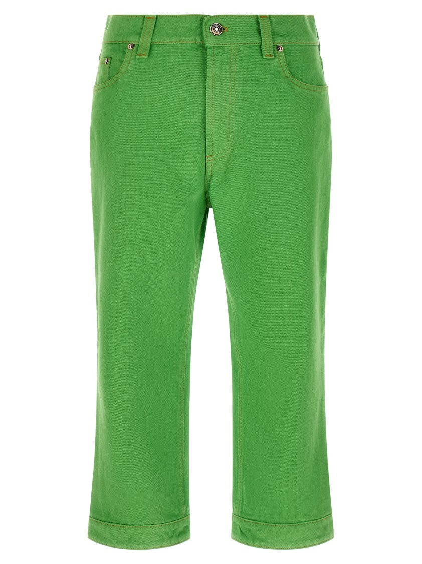 Versace Garment-Dyed Capri Jeans