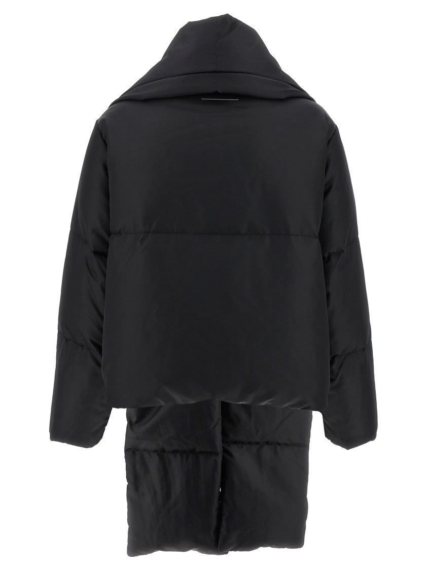 Mm6 By Maison Margiela Scarf Down Jacket