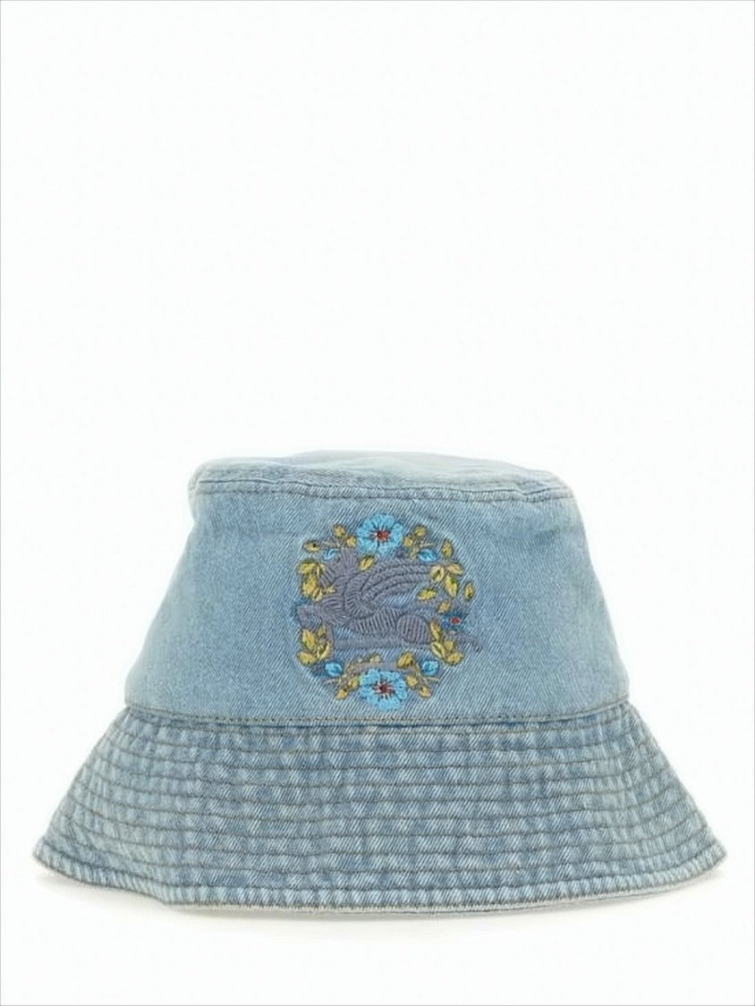 Etro Light Blue Denim Bucket Hat