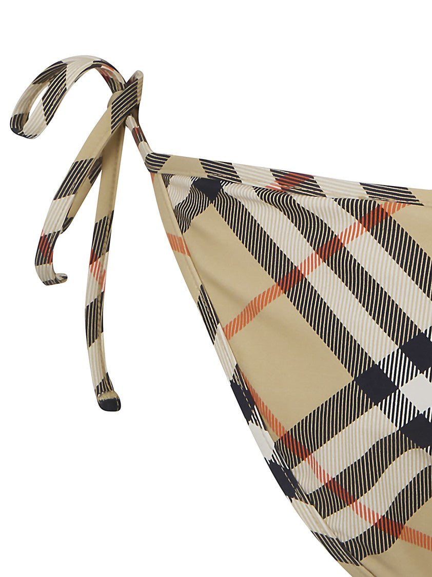 Burberry Check Pattern Bikini Bottom