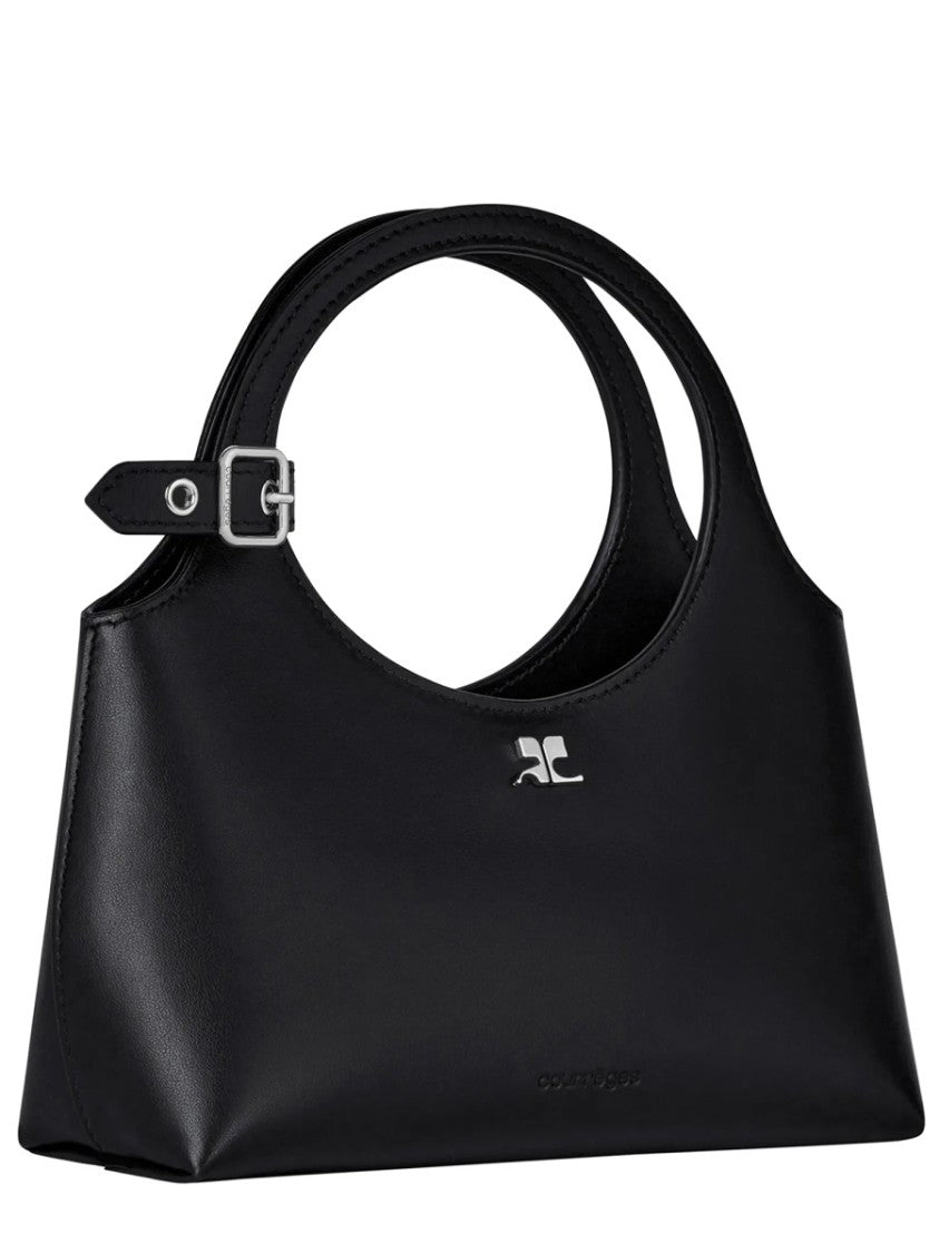 Courrèges Holy Day Silver Buckle Mini Bag