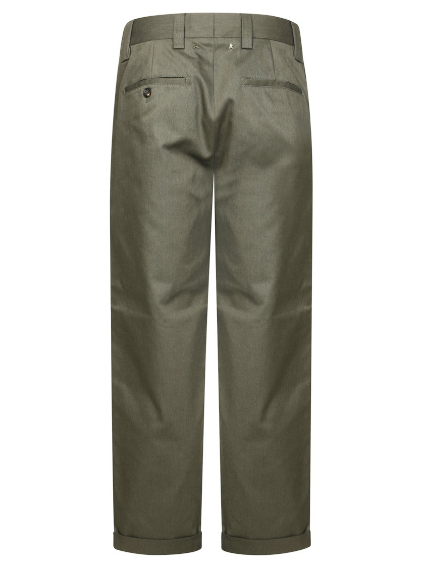Golden Goose Straight-Leg Casual Pants With Oblique Pockets