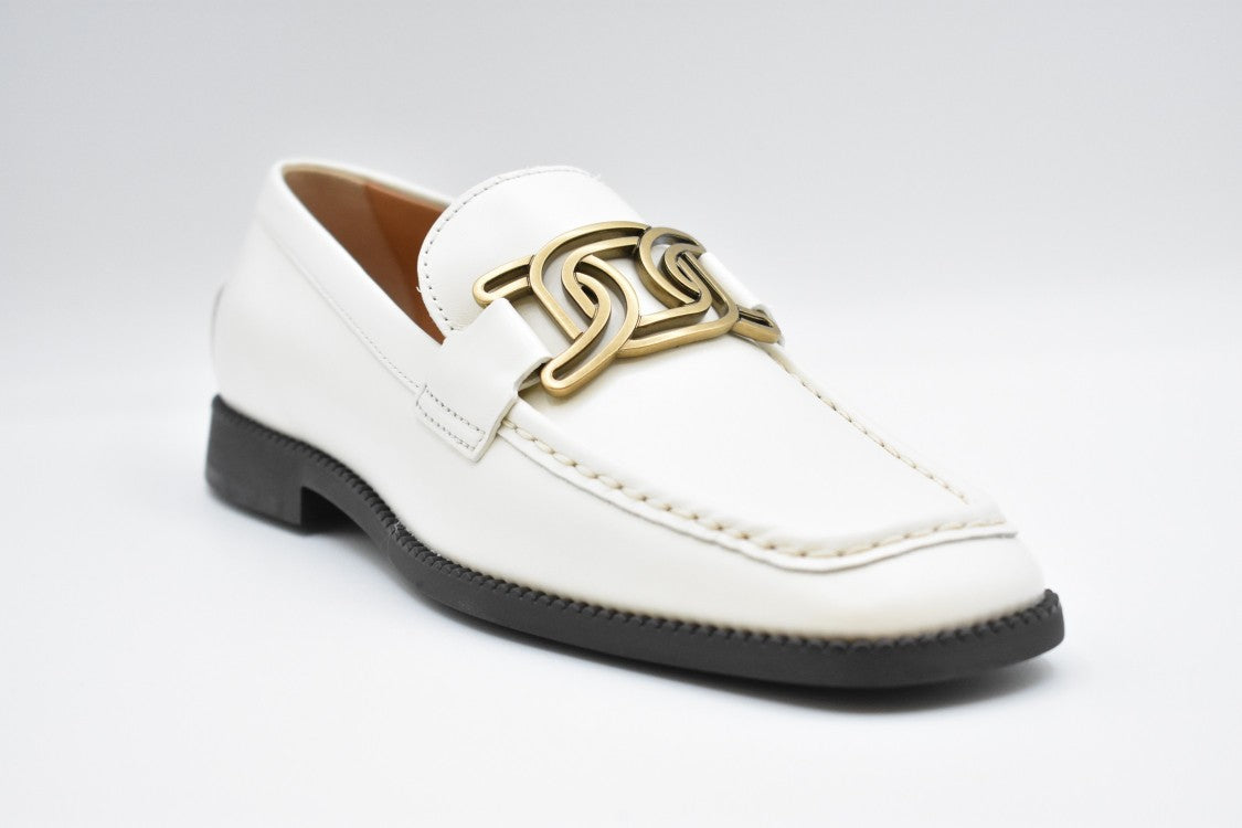 Tod's Yogurt Pelle Leather Flat Shoes