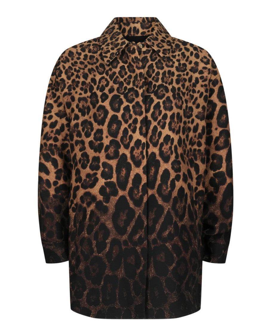 Valentino Animalier Ombré Shirt Jacket