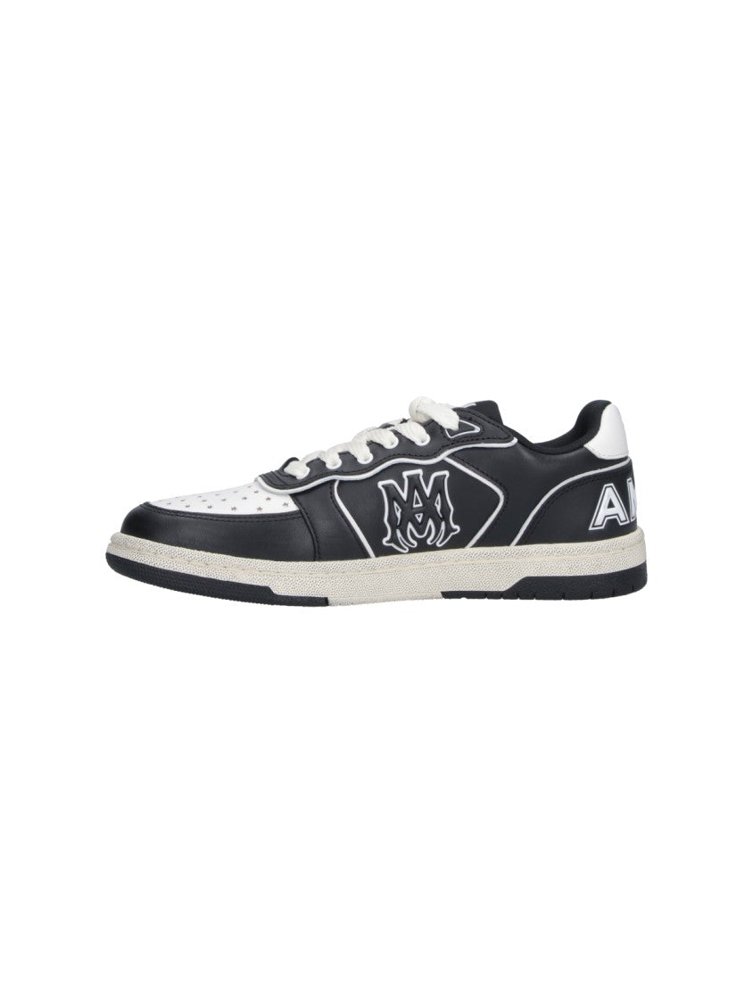 Amiri Black Newport Calf Leather Sneakers