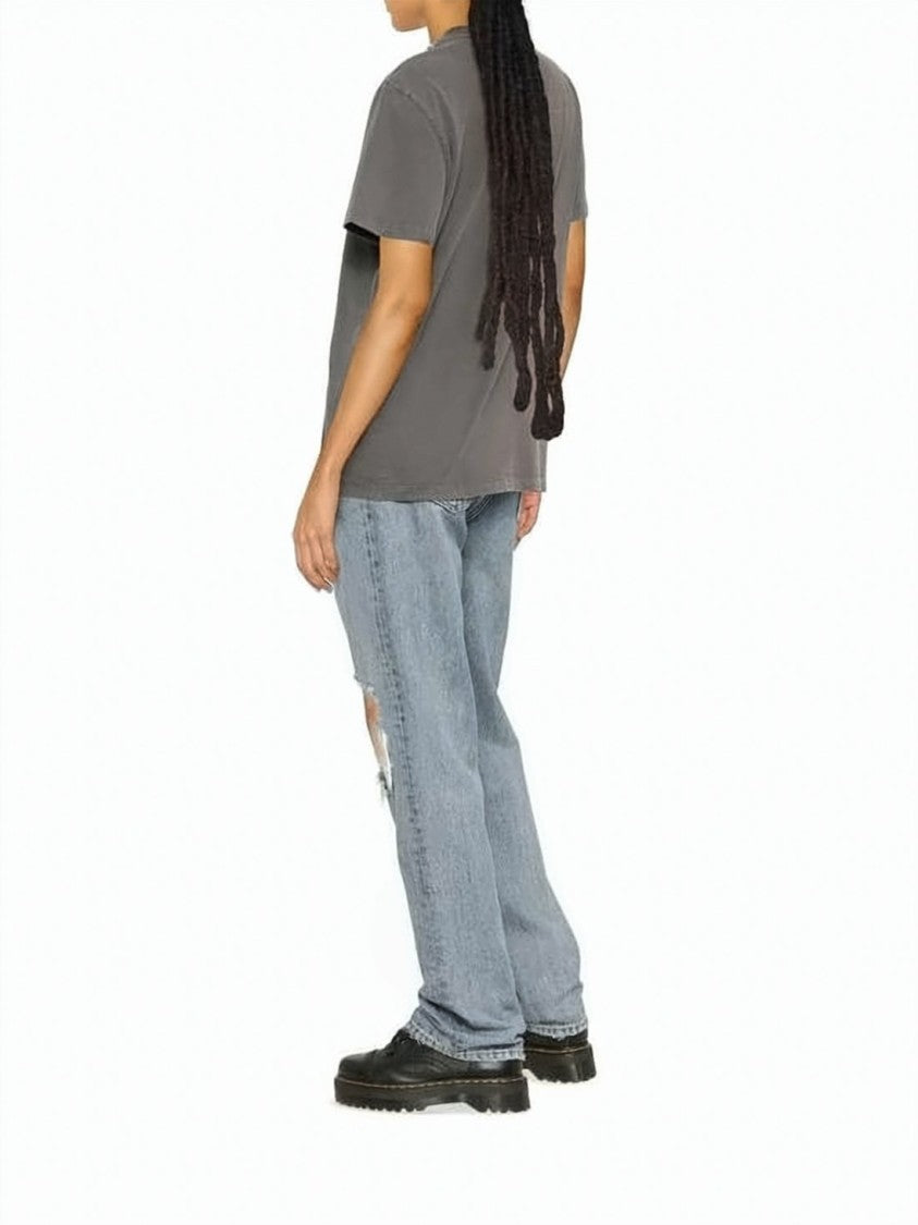 Golden Goose Charcoal Grey Cotton T-Shirt
