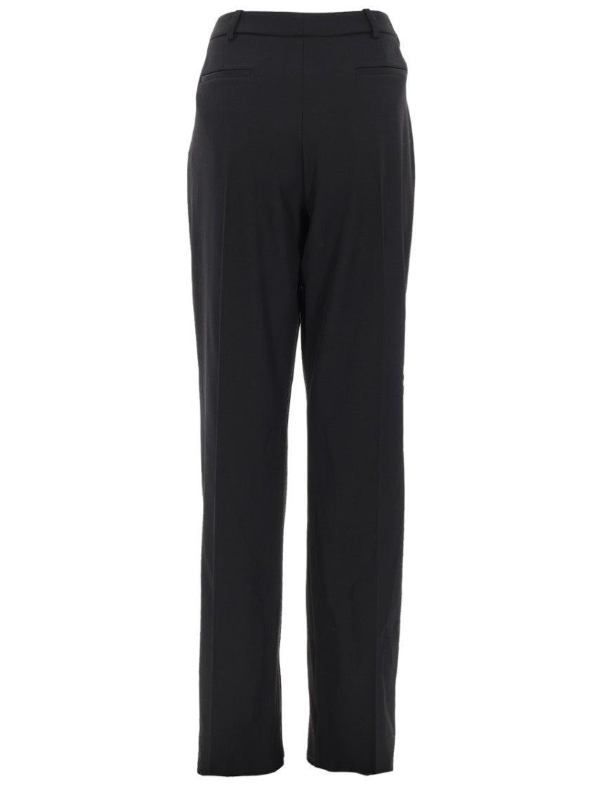Balenciaga Straight-Leg Tailored Pants With Mid-Rise And Belt Loops
