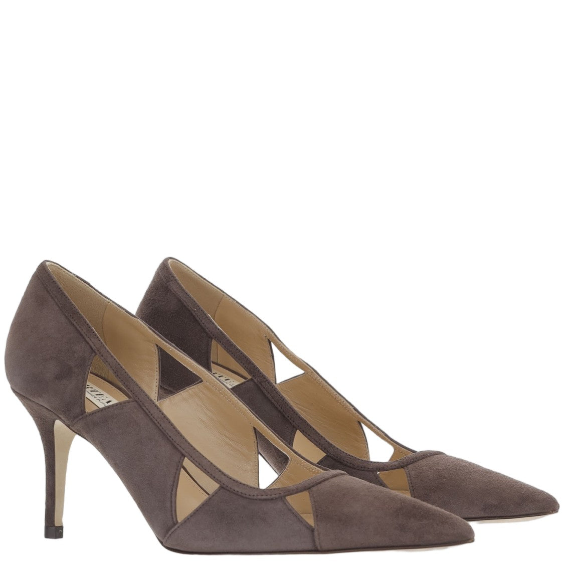 Arteana Savona Pointed-Toe Pumps With Geometric Cutouts