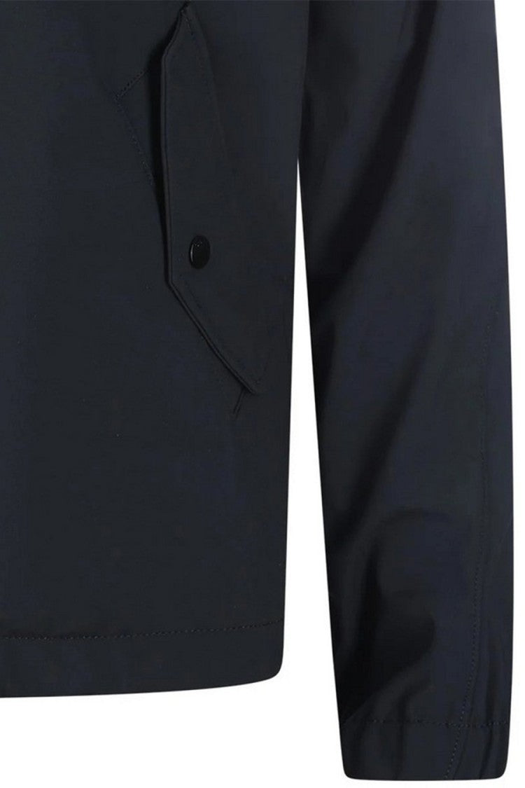 Stone Island Black Funnel-Neck Zip-Front Polyester-Blend Jacket