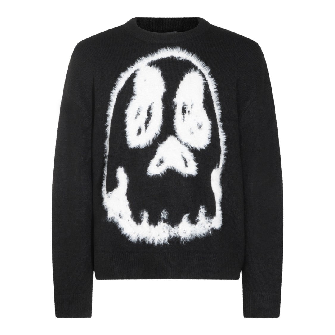 Y-3 Black Graphic Print Viscose Sweater