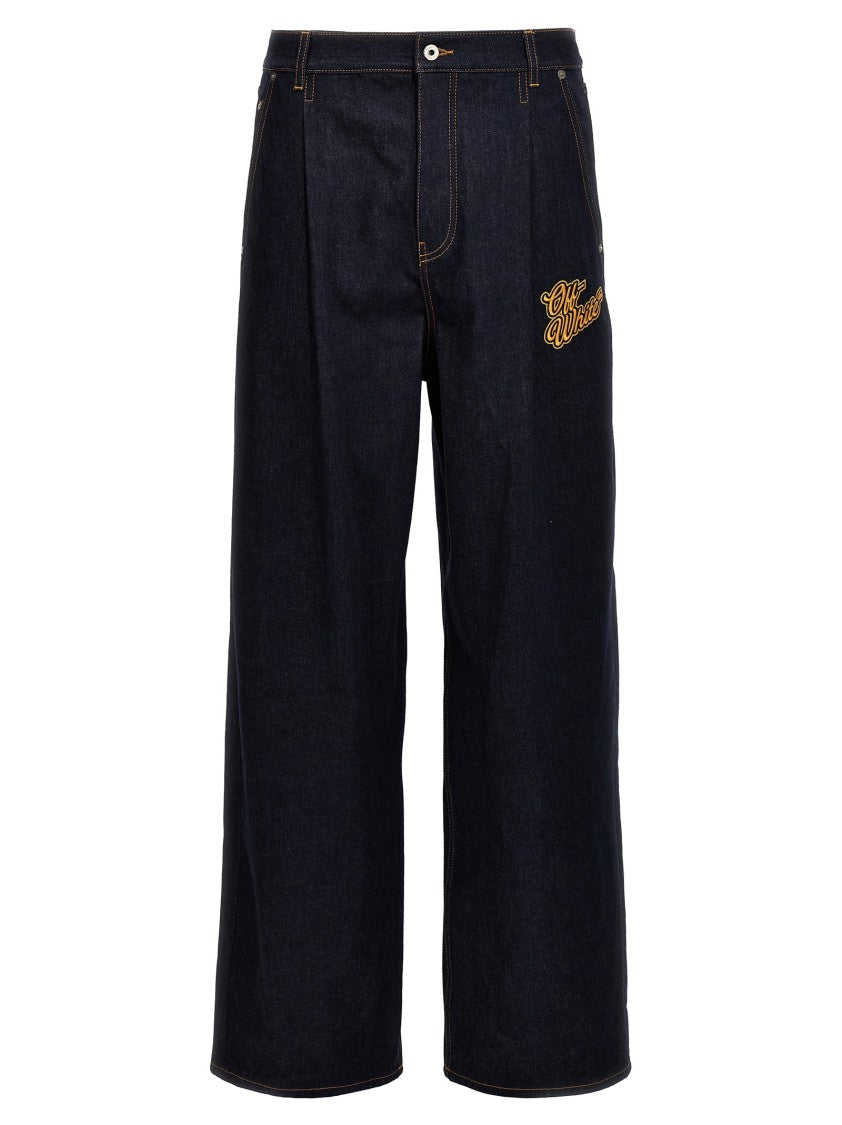 Off-White Baggy Tapered Jeans
