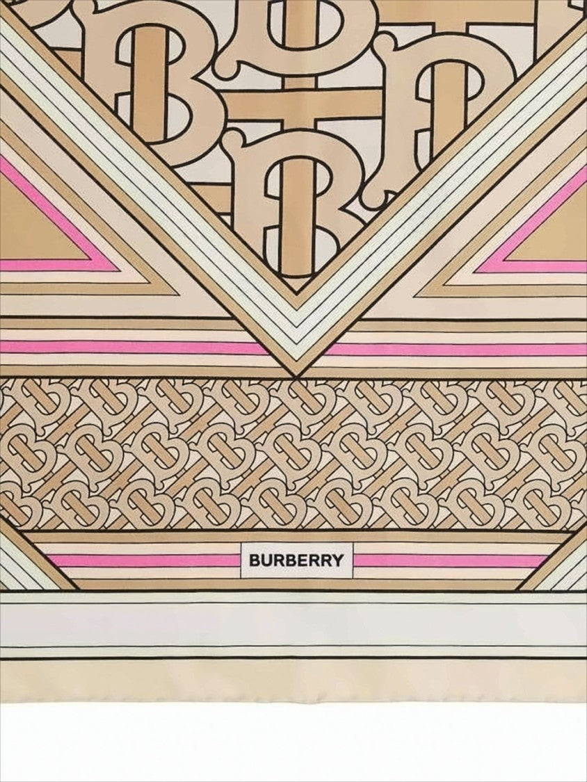 Burberry Geometric Silk Scarf