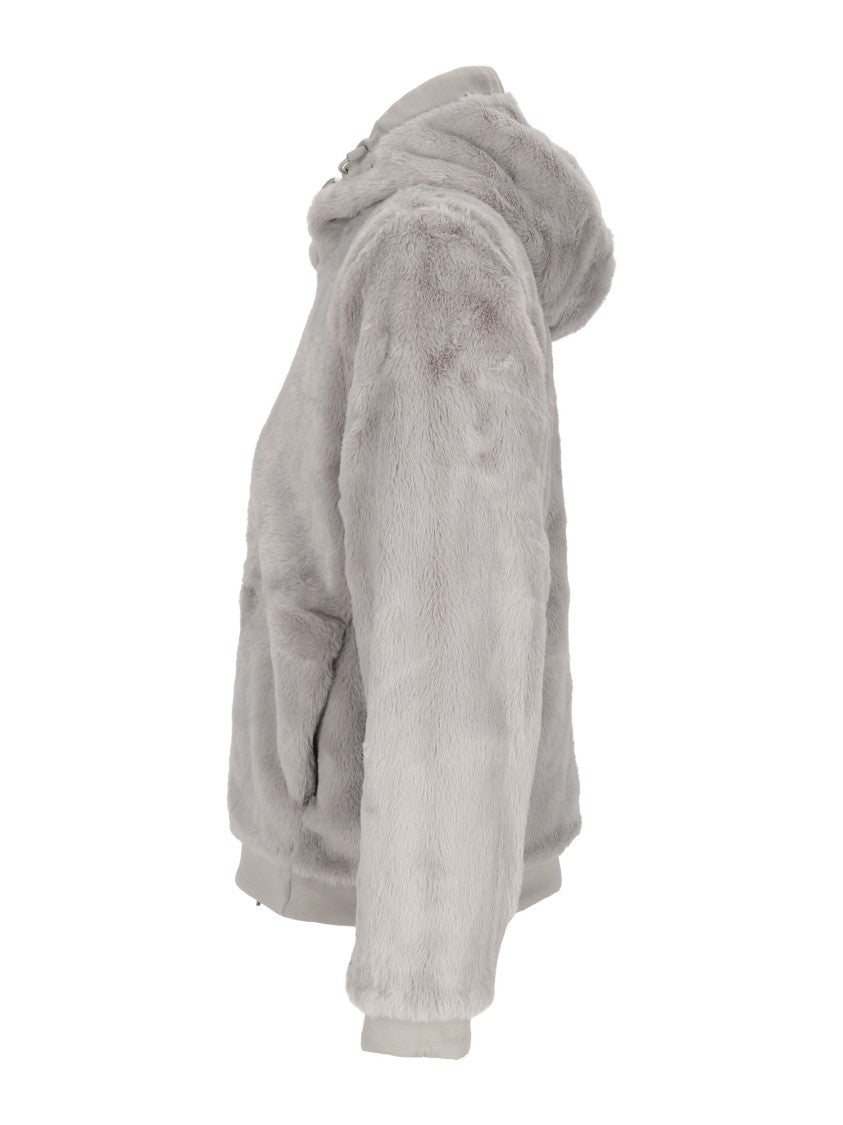 K-Way Reversible Faux Fur-Infused Double Giacca