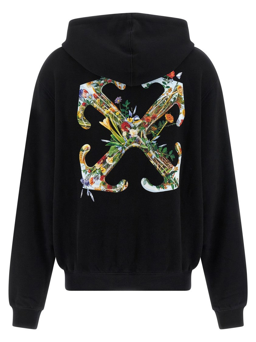 Off-White Arrow Glass Flower' Hoodie