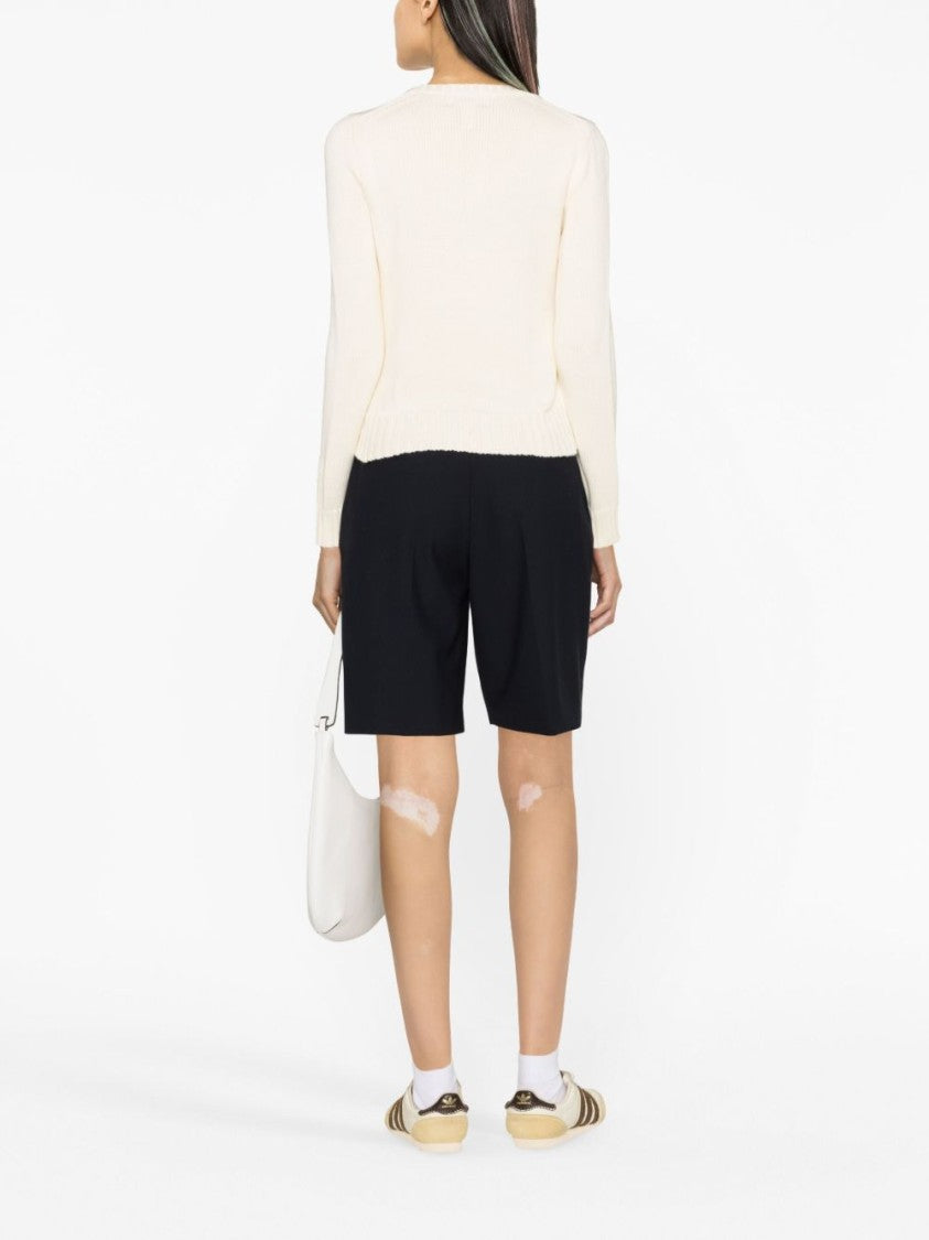 Polo Ralph Lauren Classic Crew Neck Sweater With American Flag Design