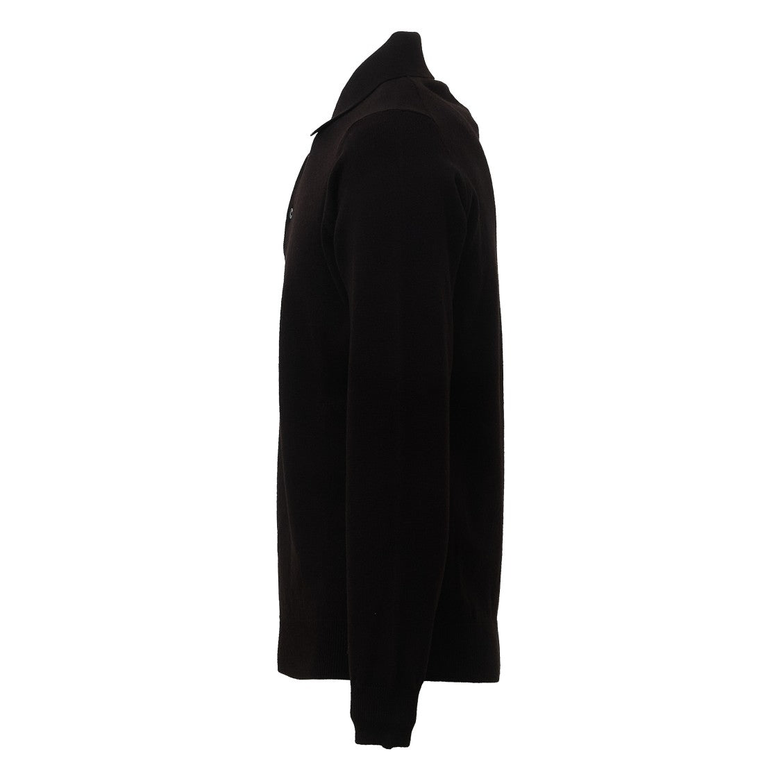 Filippo De Laurentiis Wool-Cashmere Three-Button Polo Shirt