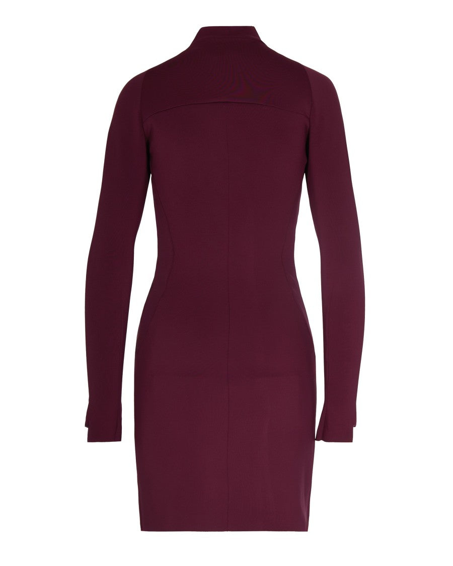 K-Way R&D Fitted Mini Dress With High Neckline