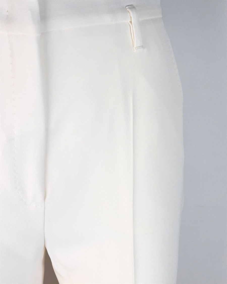 Max Mara White Alabama Trousers