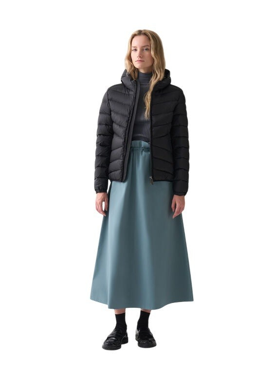 Colmar Black Lightweight Slim-Fit Quilted Down Jacket